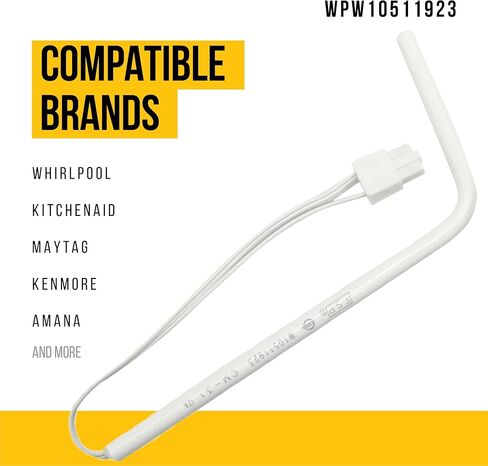 WPW10511923 Ice Machine Thermistor - Replaces AP6022509, W10511923, 3021097, PS11755842 in Kuwait