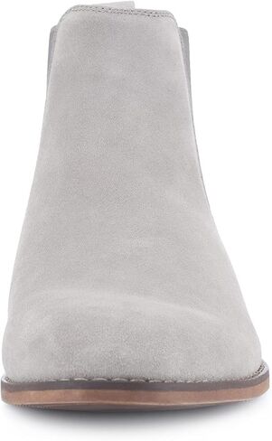 Men's Chelsea Slip-on Suede Boots, Genuine Leather Boots, Waterproof Casual Oxford Dress Ankle Bootie MS05 in Kuwait