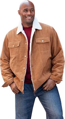 KingSize Men's Big & Tall Sherpa-lined Trucker Jacket in Saudi Arabia