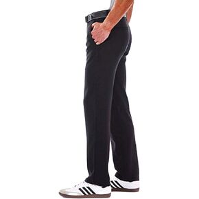 Haggar Men's Super Flex Waistband Performance Pant, Variety (38x32, Black) in Saudi Arabia