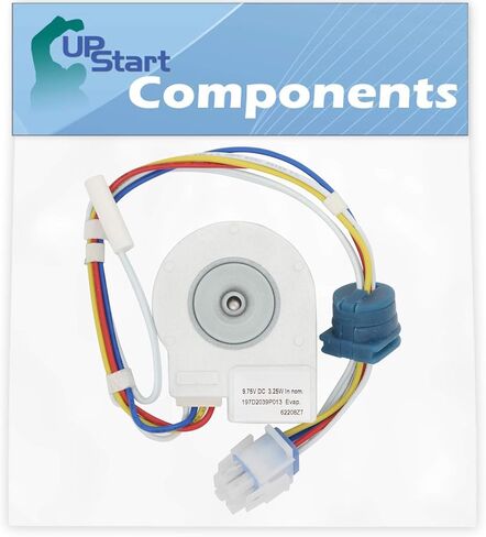 WR60X10074 Evaporator Fan Motor Replacement for General Electric GSL25JFPABS Refrigerator - Compatible with WR60X10074 Evaporator Motor - UpStart Components Brand in Saudi Arabia