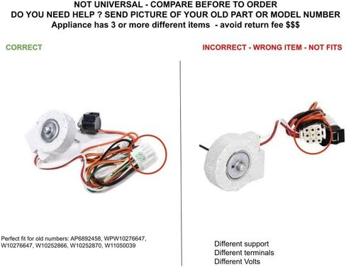 GLOB PRO SOLUTIONS W11334745 CKD3032 Evaporator Fan Motor in Saudi Arabia