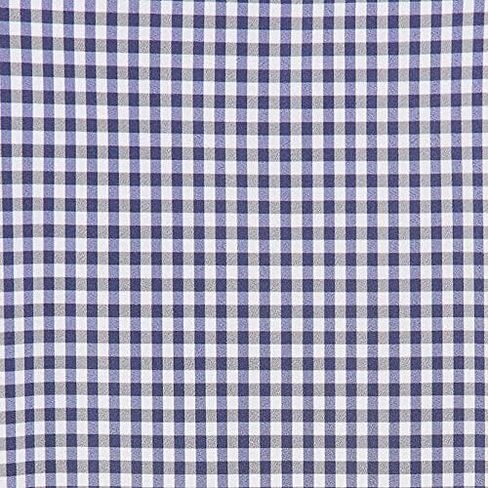 KirklandSignature Men's Traditional Dress Shirt (Blue Gingham, Large/ 16-16.5) in Saudi Arabia