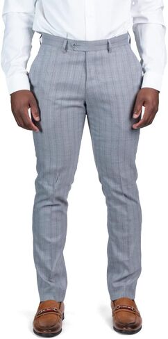 AZAR MAN Slim Fit Slacks Pinstripe Men's Dress Pants 7918 in Kuwait