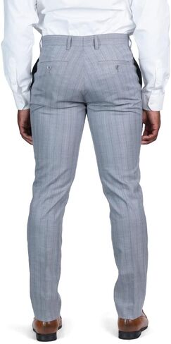 AZAR MAN Slim Fit Slacks Pinstripe Men's Dress Pants 7918 in Kuwait