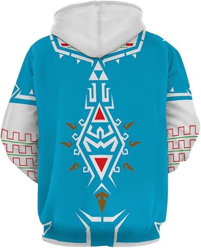 Mens Zelda Hoodies Link Sweatshirt 3D Print Fashion Pullover Majora's Mask Design Hooded Tops in Kuwait