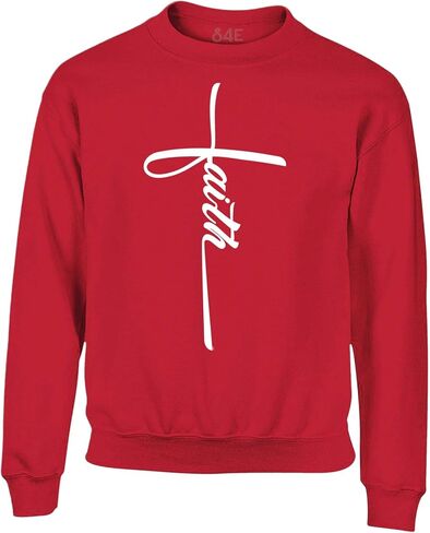 S4E Faith Cross Crewneck Sweatshirt in Saudi Arabia