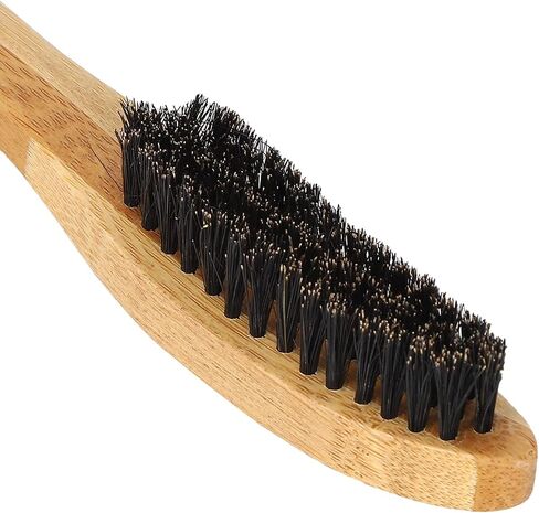 Beard Styling Brush, Strong Toughness Beard Brush Portable Ergonomic Curved Design for Beard and Mustache for Straightens and Promotes Beard Growth in Saudi Arabia
