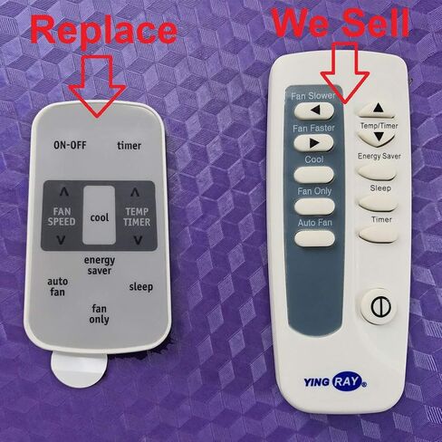 YING RAY Replacement for Frigidaire Window Air Conditioner Remote Control Model LRA127CT1 FFRE08L3Q FFRE15L3Q1 FFRE10L3Q16 FGRC0644U100 in Saudi Arabia
