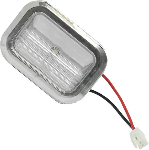 Upgraded W11462342 LED Light Module - Compatible Whirlpool KitchenAid Refrigerator - Replaces AP6989197 W10908166 - Features a Chrome Bezel and White Terminal Block - Easy Home Improvement in Saudi Arabia