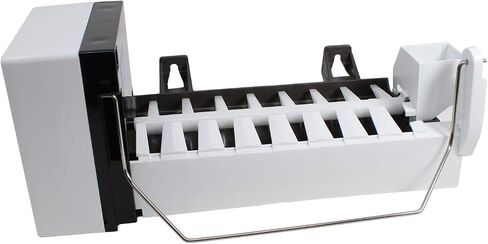 2198597 Refrigerator Ice Maker Assembly Replacement for Whirlpool GD5SHAXNT00 - Compatible with W10190960 AP3182733 Icemaker in Saudi Arabia