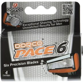 6 Blade Razor Cartridges for Men (Dorco Pace)(SXA1040) 1 Pack of 4 in Saudi Arabia