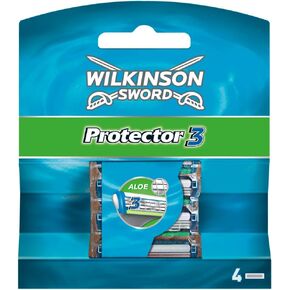 Wilkinson Sword Protector 3 Blades - Pack of 4 Blades in Kuwait
