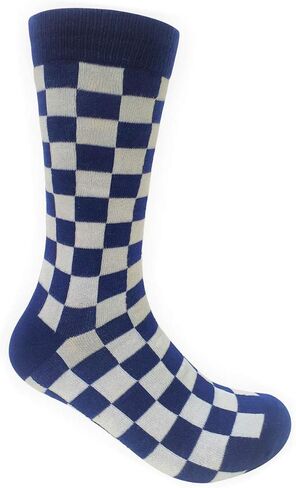 جوارب مطبوعة على شكل طاقم من Chequered World Men Cave Trouser مبتكرة وممتعة للفستان أو الكاجوال in Kuwait
