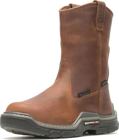 WOLVERINE Men's Raider DuraShocks Wellington Waterproof Composite Toe Met-Guard Construction Boot in Saudi Arabia