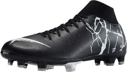 Tyfobos Soccer Cleats for Mens Womens FG Soccer Boots Outdoor Football Shoes Youth Athletic Training Sneaker (Black, Numeric_45) in Saudi Arabia