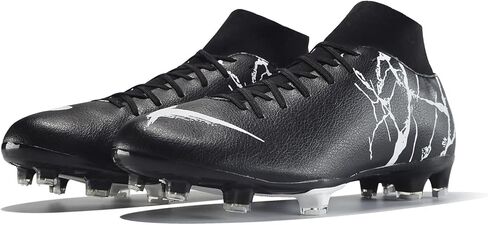 Tyfobos Soccer Cleats for Mens Womens FG Soccer Boots Outdoor Football Shoes Youth Athletic Training Sneaker (Black, Numeric_45) in Saudi Arabia