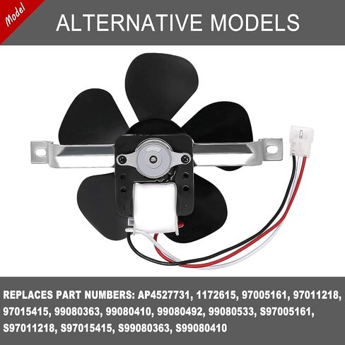 97012248 Range Hood Fan Motor by Primeswift Fit for Bo-Ran Fan Motor Assembly Replaces 99080492,1172615,97005161, 99080410,97011218,97015415, 99080363 in Saudi Arabia