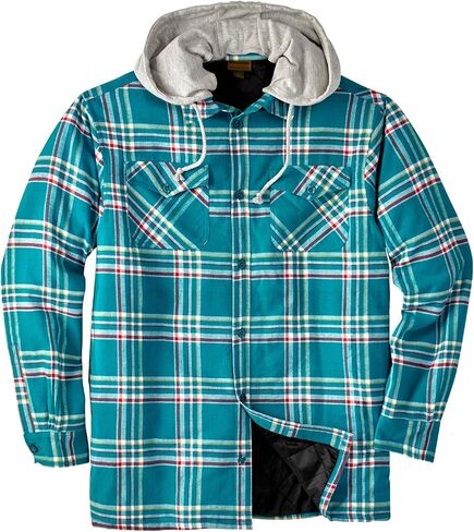 Boulder Creek by KingSize Men's Big & Tall ™ Removable Hood Shirt Jacket in Kuwait