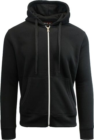 Galaxy By Harvic Mens Full Zip Fleece Hooded Sweatshirt in Kuwait