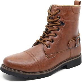 Metrocharm MET525-8 Men's Lace Up Cap Toe Military Combat Work Desert Ankle Boots in Kuwait