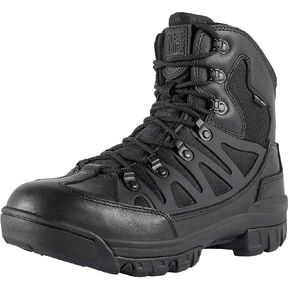 FREE SOLDIER Men's Tactical Waterproof Lightweight Hiking Boots Military Combat Boots Work Boots (Waterproof Black + Full Grain Leather 10.5 Wide M US) in Saudi Arabia