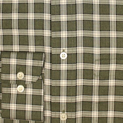 Cremieux Signature Collection Premium 100% Cotton Men's Long Sleeve Shirt, Regular Sizes in Kuwait