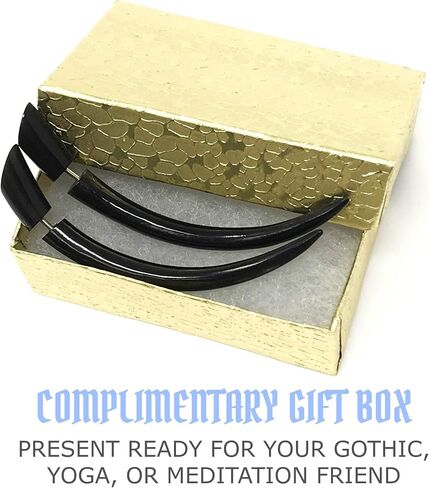UMBRELLALABORTORY أقراط خشبية طبيعية وقبلية أقراط مزيفة مقاس تفتق مجوهرات بوهيمية قوطية in Kuwait