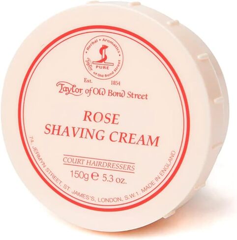 Taylor of Old Bond Street Rose Shaving Cream Jar, 5.3-Ounce (01004) in Kuwait