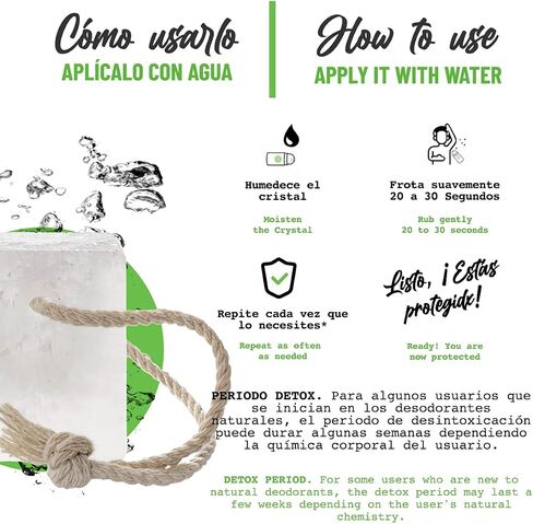 Vital Green Potassium Alum Crystal Block for Shaving – Alum Bar that Relieves Irritation Caused by Shaving and Hair Removal – Develops an Invigorating and Refreshing Reaction 3.18 oz / 90 g (1 Unit) in Saudi Arabia