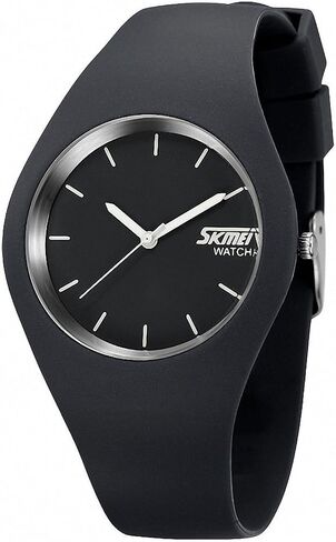 Gosasa Casual Simple Style Silicone Strap Women Men Sports Watches 30M Waterproof in Kuwait