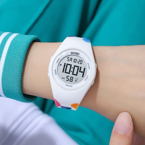 Gosasa Casual Simple Style Silicone Strap Women Men Sports Watches 30M Waterproof in Kuwait