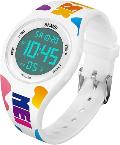 Gosasa Casual Simple Style Silicone Strap Women Men Sports Watches 30M Waterproof in Kuwait