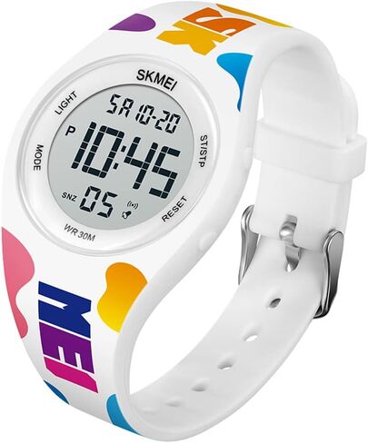 Gosasa Casual Simple Style Silicone Strap Women Men Sports Watches 30M Waterproof in Kuwait