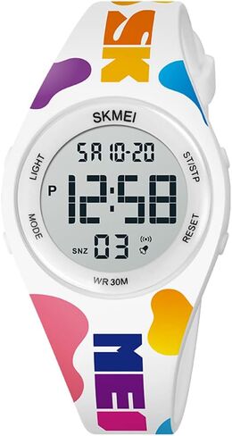 Gosasa Casual Simple Style Silicone Strap Women Men Sports Watches 30M Waterproof in Kuwait