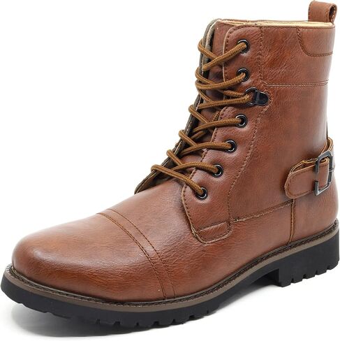 Metrocharm MET525-8 Men's Lace Up Cap Toe Military Combat Work Desert Ankle Boots in Saudi Arabia