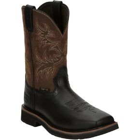 JUSTIN ORIGINAL WORKBOOTS Western Boot,10,EE,Black,Composite,PR in Saudi Arabia