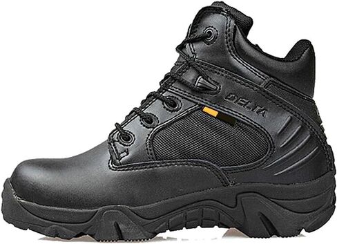 LiliChan Men's Side Zip Duty Work Tactical Boots in Kuwait