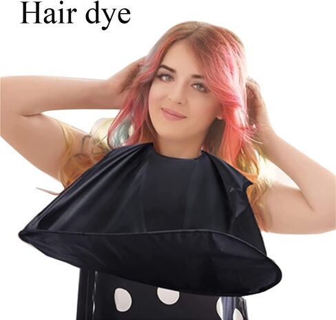 Beard Bib Beard Apron Hair Catcher for Men Shaving & Trimming Clothes, Non-Stick Beard Cape Grooming Cloth, Waterproof, Gifts for Dad Husband Includes Wooden Pocket Beard Comb,1 size Fits All (Black) in Saudi Arabia