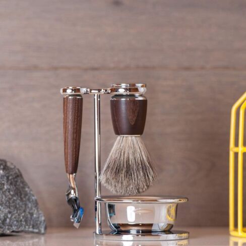 مجموعة الحلاقة الرطبة الفاخرة الحديثة المكونة من 4 قطع من MÜHLE RYTMO المكونة من 5 شفرات - مثالية للاستخدام اليومي، جودة عالية في صالونات الحلاقة، حلاقة ناعمة قريبة in Kuwait