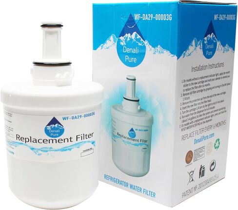 2-Pack Replacement for Samsung RF267AEPN Refrigerator Water Filter - Compatible with Samsung DA29-00003G, Samsung DA29-00003B, Samsung DA29-00003A Fridge Water Filter Cartridge in Saudi Arabia