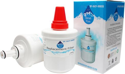 2-Pack Replacement for Samsung RF267AEPN Refrigerator Water Filter - Compatible with Samsung DA29-00003G, Samsung DA29-00003B, Samsung DA29-00003A Fridge Water Filter Cartridge in Saudi Arabia