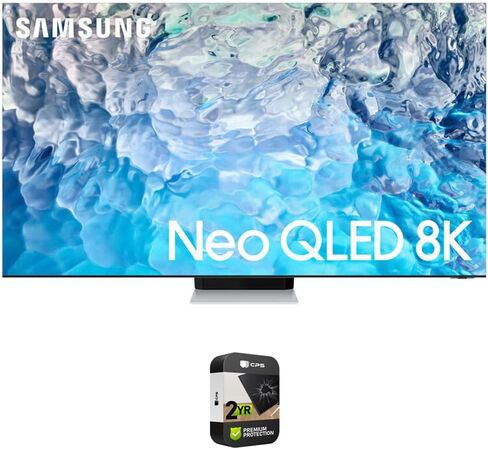 Samsung QN75QN900B 75 Inch Neo QLED 8K Smart TV 2022 Bundle with Premium 2 YR CPS Enhanced Protection Pack in Saudi Arabia