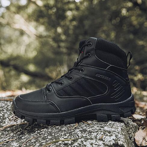 Men's Hiking Boots Outdoor Fashion Athletic Shoes Traveling Camping Training Waterproof High-Top Camouflage Boots in Kuwait