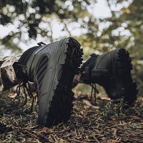 Men's Hiking Boots Outdoor Fashion Athletic Shoes Traveling Camping Training Waterproof High-Top Camouflage Boots in Kuwait