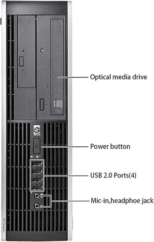 HP Elite Desktop Computer PC, 3.1 GHz, Intel Core i5, 16GB, RAM, 2TB HDD, New MTG 22 inch LED Monitor, MTG Gaming Kit, WiFi, Windows 10 Pro (Renewed) in Saudi Arabia