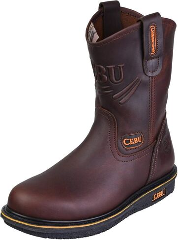 CEBU Men's Comfort Work Boots - 10 Inch in Saudi Arabia