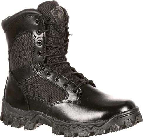 حذاء برقبة طويلة Rocky FQ0002165 20.32 سم Alpha Blk واسع جدًا ومقاوم للماء 9.5 in Kuwait