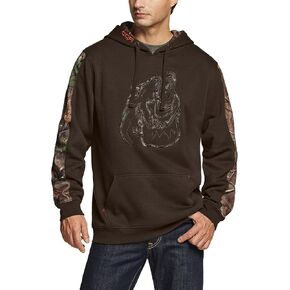 CQR Men's Winter Fleece Pullover Hoodies, Thermal Long Sleeve Hooded Sweatshirt, Cotton-Blend Outdoor/Tactical Shirts