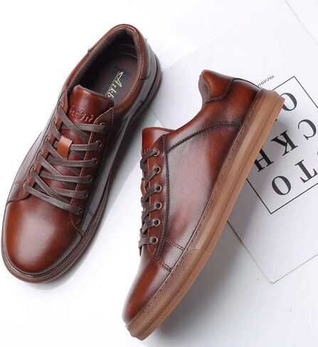 Arkbird Casual Sneakers, Originals Oxfords Breathable Lace-up Leather Shoes for Men in Saudi Arabia
